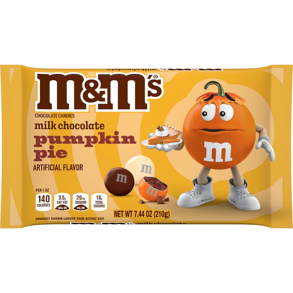 M&M's Pumpkin Pie Milk Chocolate Candy - 7.44 oz