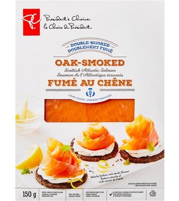 President's Choice Scottish Atlantic Salmon, Oak Smoked (150 g)