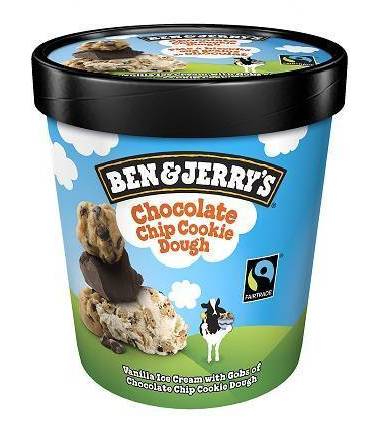 Ben and Jerry's Chocolate Chip Cookie Dough 473ml