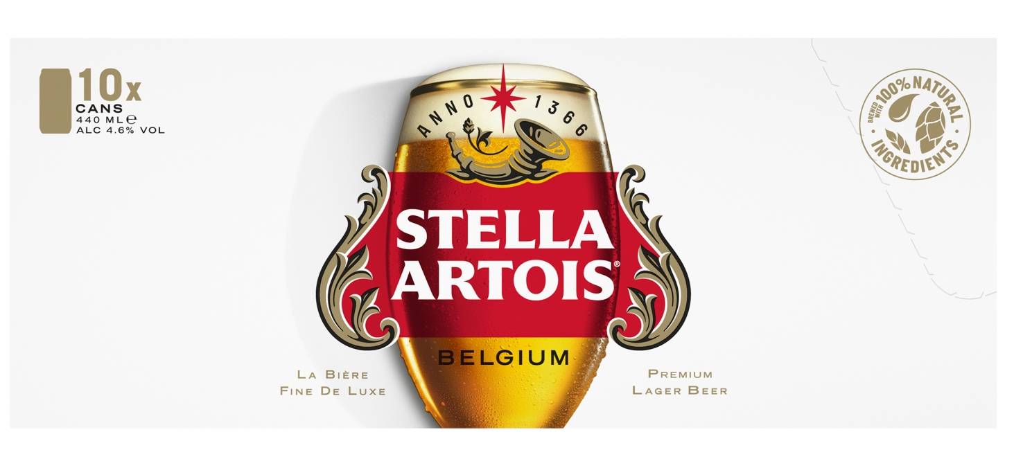 Stella Artois 10 X 440Ml (Abv 4.6%)