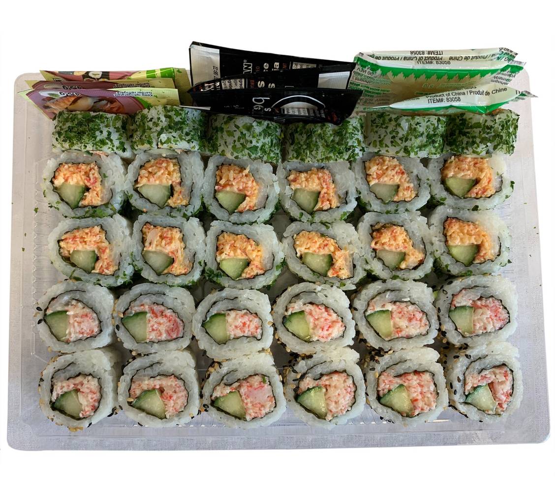 Rouleaux Californiens Snowfox - 706 G, 30 Unités / Snowfox California Rolls – 706 G, 30 Pc