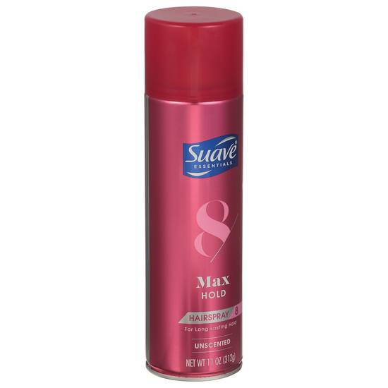 Suave Max Hold 8 Unscented Hairspray