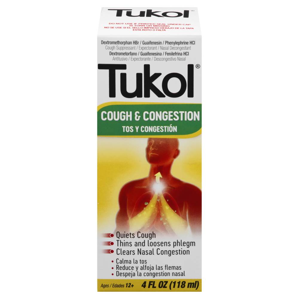 Tukol Multisympton Cold Adult Liquid (4 fl oz)