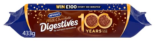 McVitie's Milk Chocolate, Digestives Biscuits (433g)