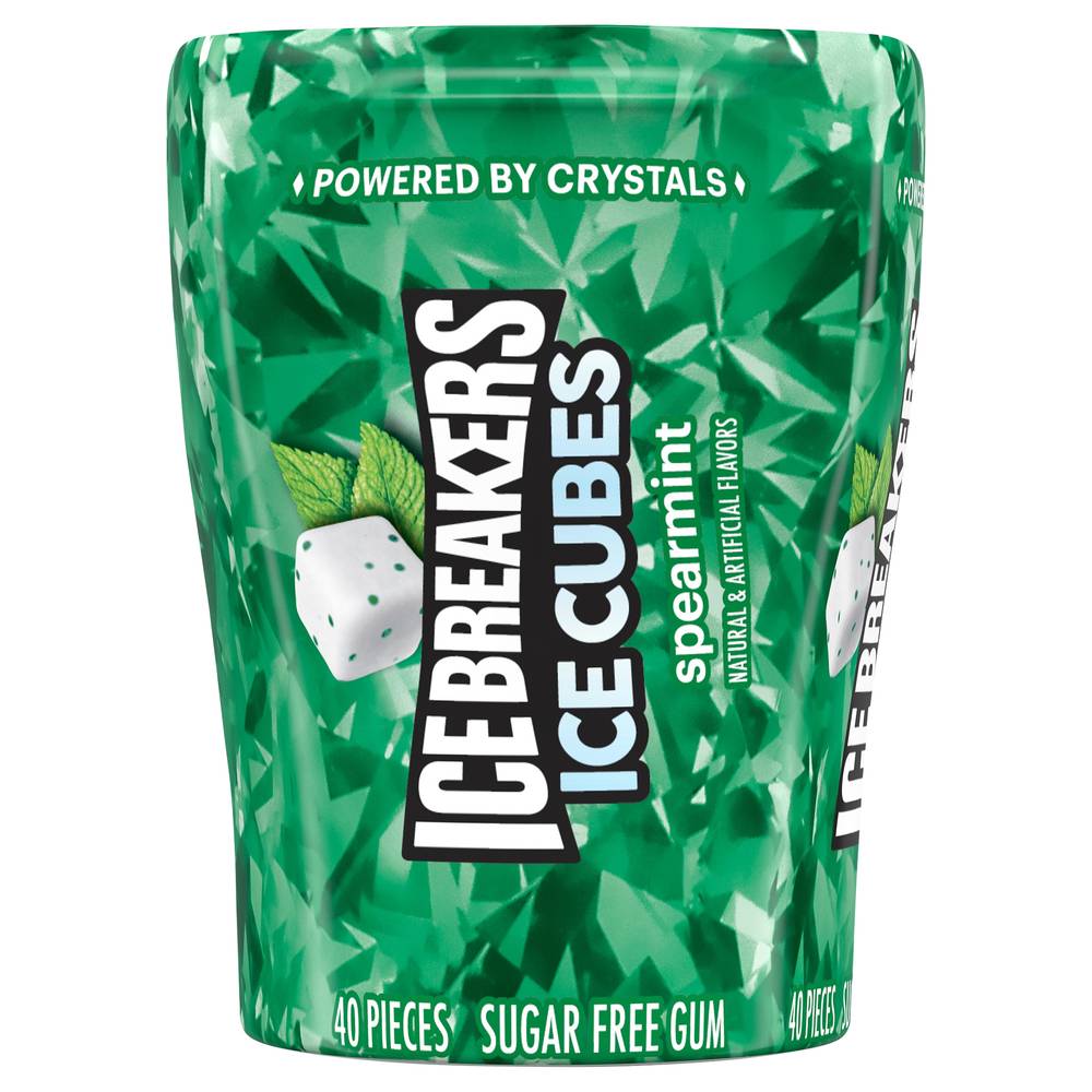 Ice Breakers Ice Cubes Sugar Free Gum (40 ct) (spearmint)