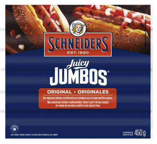 Schneiders Juicy Jumbos Original Wieners (450 g)