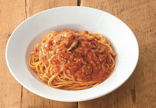 トマトとニンニクのスパゲティ Tomato and Garlic Spaghetti