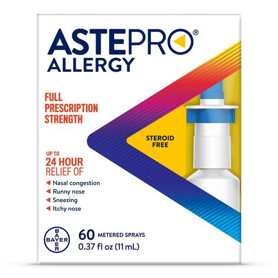 Astepro Allergy Nasal Spray - 60 Metered Sprays, 0.37 fl oz