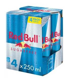 Red Bull Sugar Free 4PK (250ml)