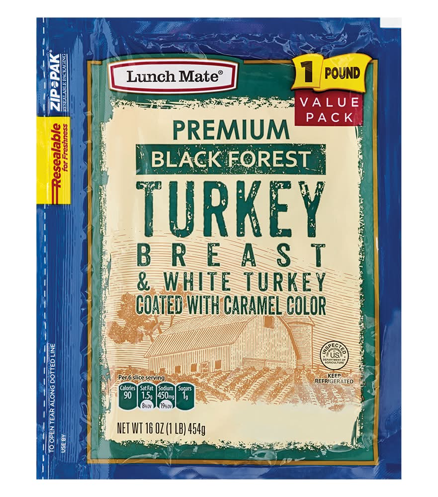 Lunch Mate Turkey Beast Value pack, Black Forest (16 oz)