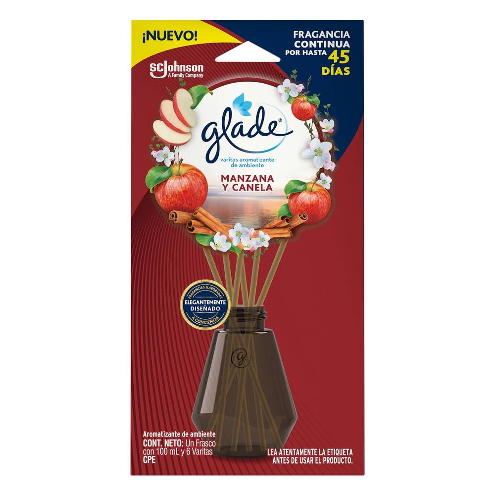 Glade aromatizante de ambiente manzana canela (1 pieza)