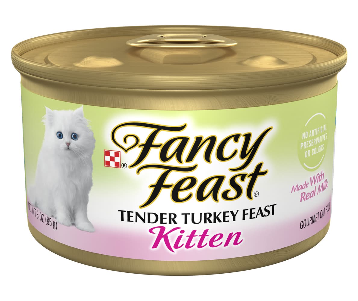 Fancy Feast Tender Turkey Kitten Food (3 oz)