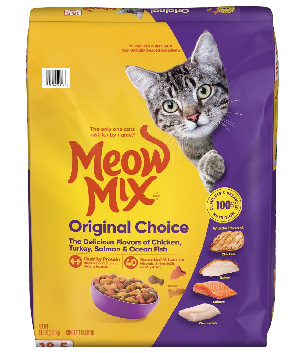Meow Mix Original Choice Dry Cat Food (18.5 lbs)