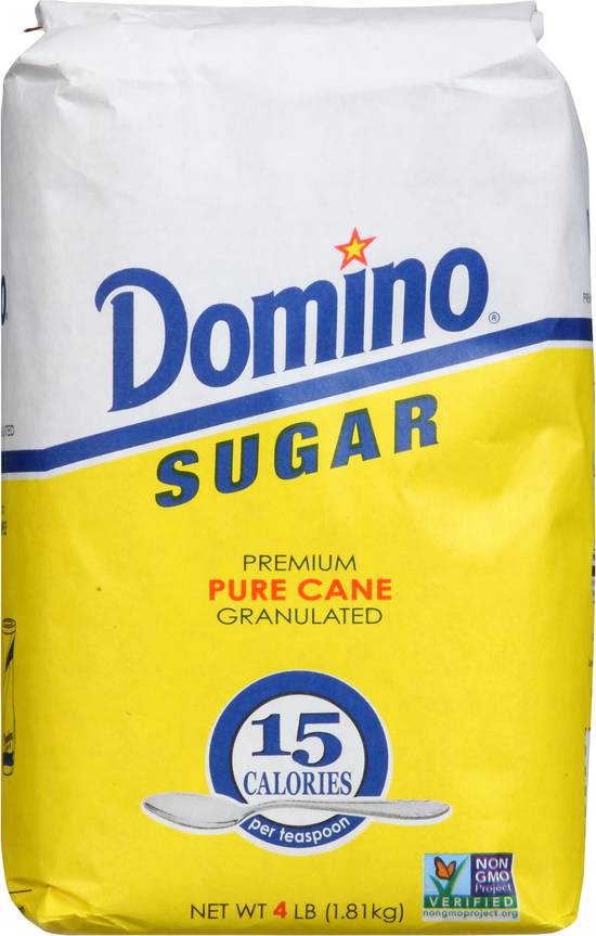 Domino Premium Pure Cane Granulated Sugar - 4 lb