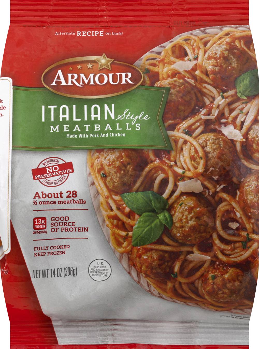 Armour Italian Style Pork & Chicken Meatballs (14 oz)