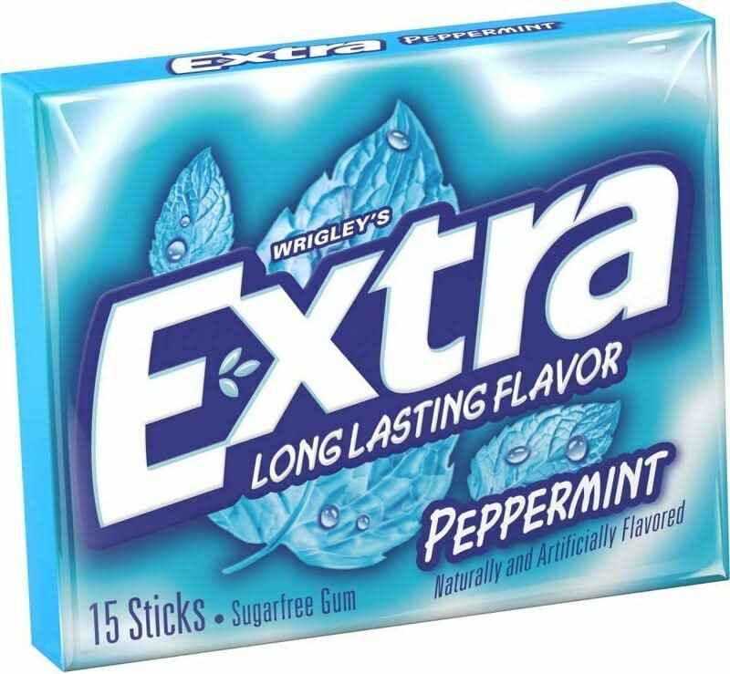 Extra Peppermint Sugarfree Gum 15-Piece