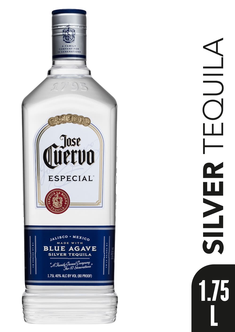Jose Cuervo Especial Blue Agave Silver Tequila (1.75 L)