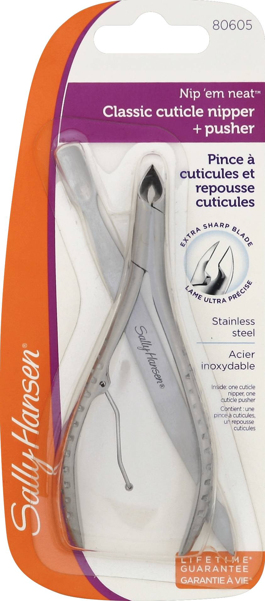 Sally Hansen Classic Cuticle Nipper + Pusher