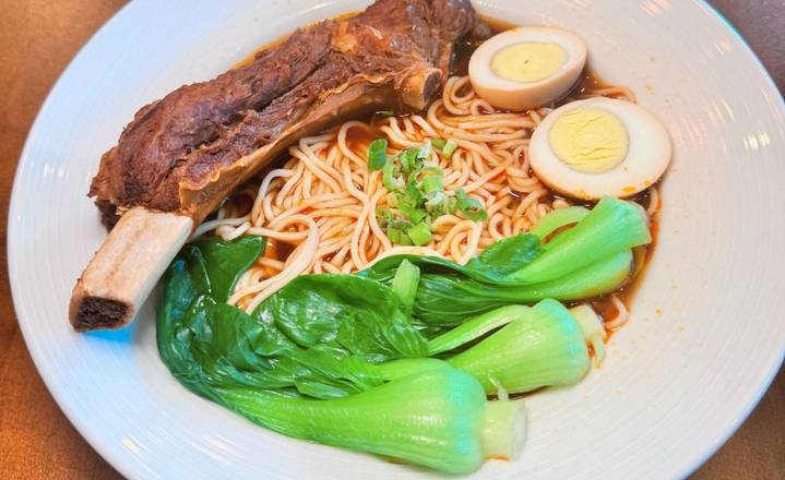 Braised Beef Back Rib Noodle Soup 霸王牛骨面