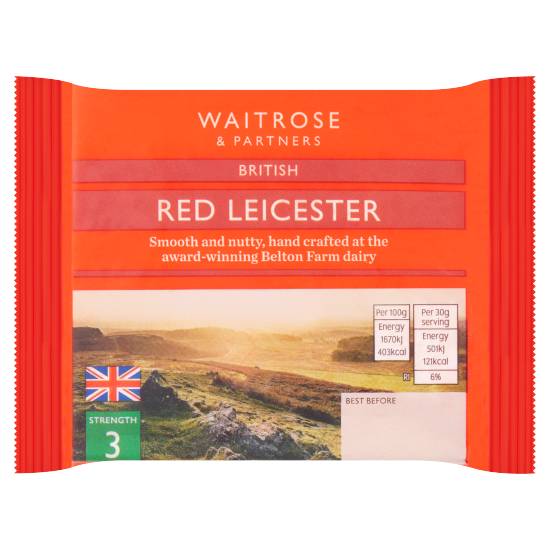 Waitrose Belton Red Leicester Cheese