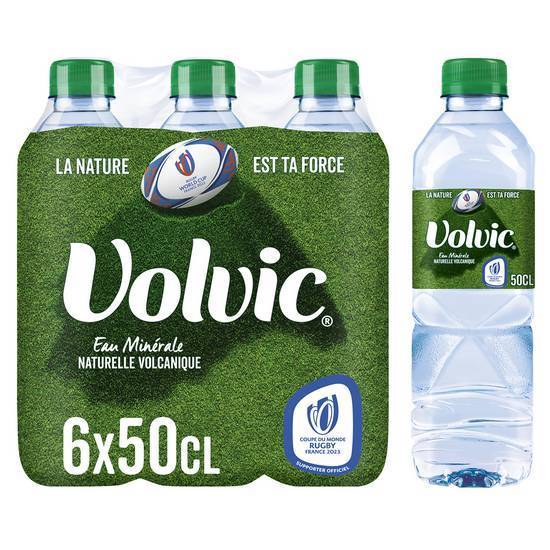 Volvic - Eau minérale naturelle (6 pièces, 500 ml)