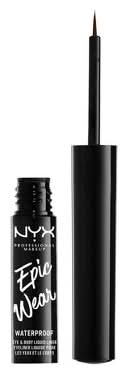 NYX Professional Makeup Epic Wear Liquid Liner Matte Waterproof Eyeliner, Brown (0.32 oz)