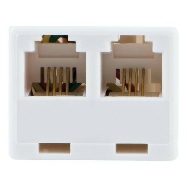 PowerGear In-Line Duplex Adapter 4c White 76570