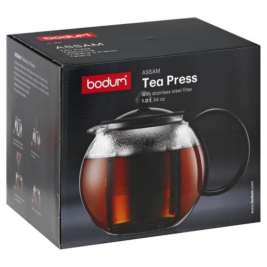 Bodum Assam 34 Ounce Tea Press With Stainless Steel Filter