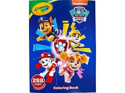 Crayola Paw Patrol Coloring Book With Stickers 288 Pages