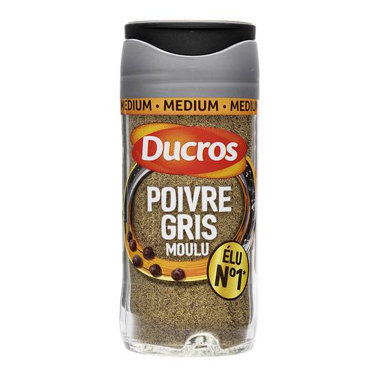 Ducros - Poivre gris moulu force
