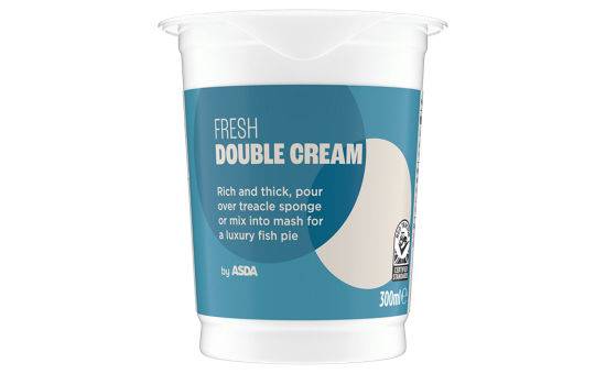 ASDA Fresh Double Cream 300ml