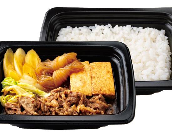 国産牛のすき焼き弁当Domestic beef sukiyaki lunch box