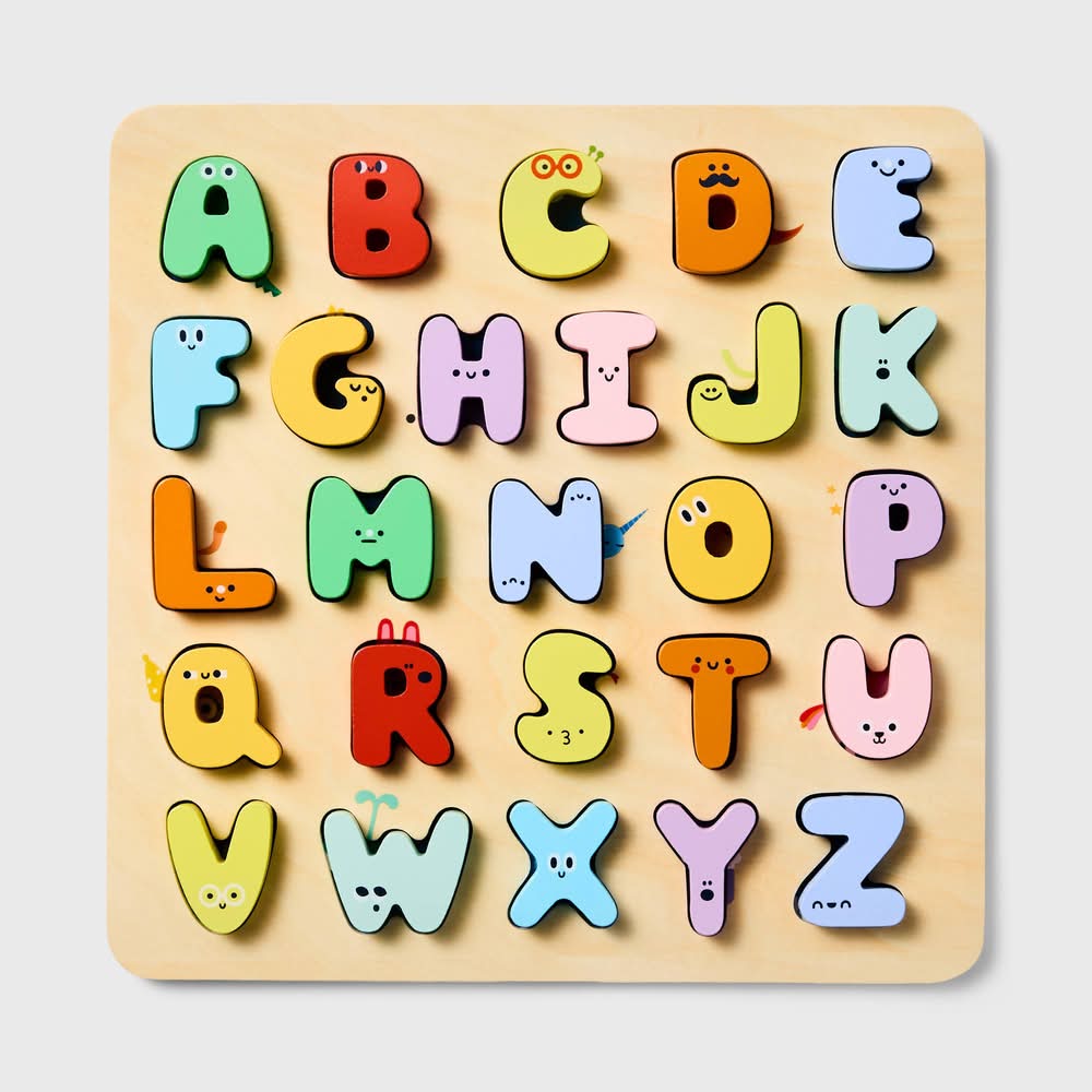 Gigglescape Wooden Abc Puzzle