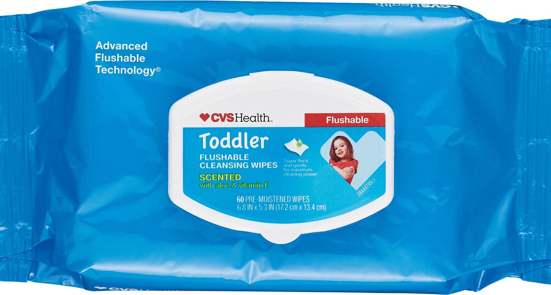 CVS Health Toddler Scented Ultra-Strong Cleansing Wipes, 60 CT, 1 Pack