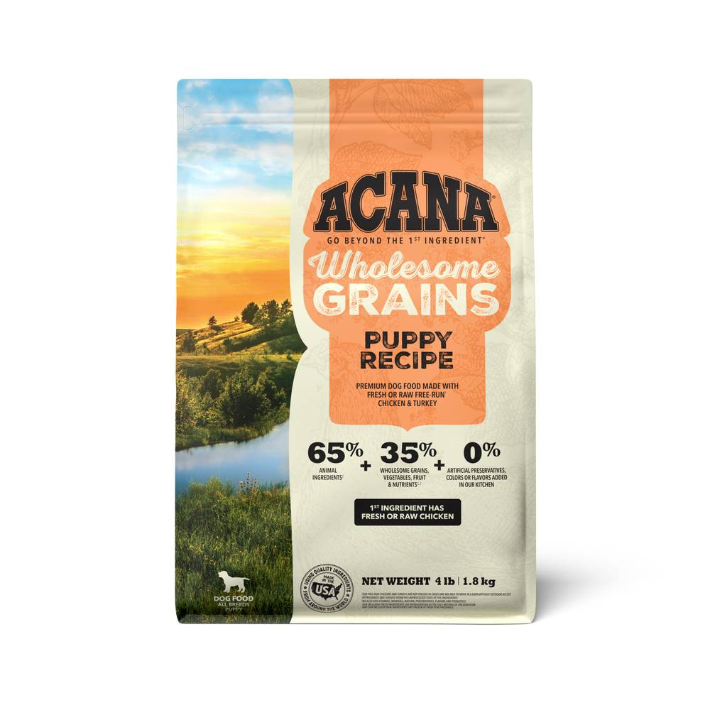 ACANA Wholesome Grains Dog Food (4 lbs)