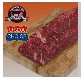 Fresh Superior Angus Beef, Hanging Steak Tenders, USDA Choice (1 Unit per Case)
