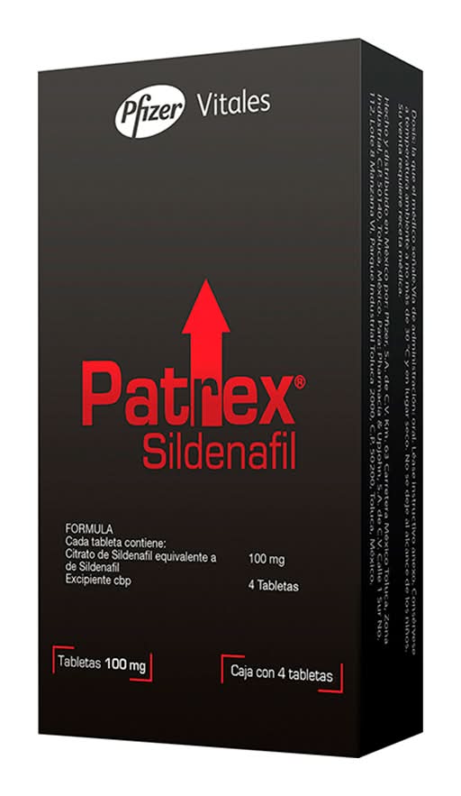 Patrex · Sildenafil tabletas 100mg (4 un)