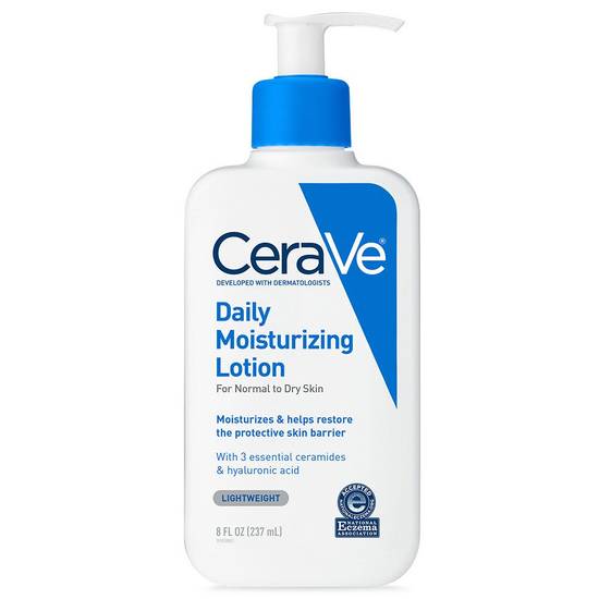 CeraVe Daily Moisturizing Lotion For Normal to Dry Skin, 8 OZ
