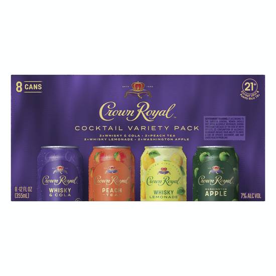 Crown Royal Whisky Cocktail, Variety 8