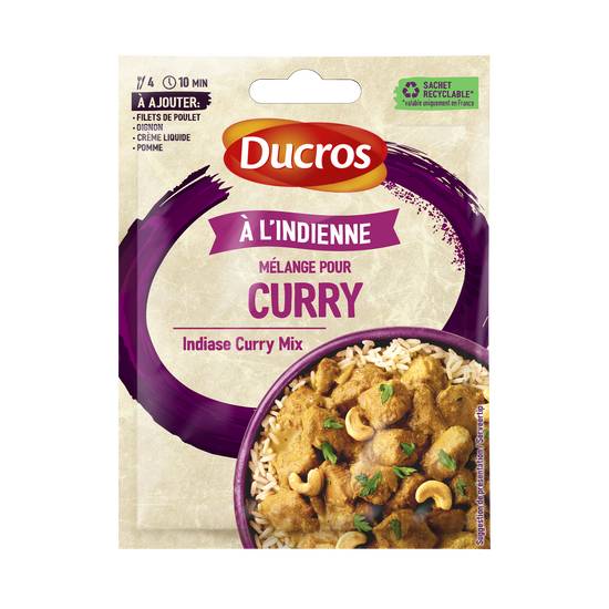 Ducros - Mélange malin curry indien à saupoudrer