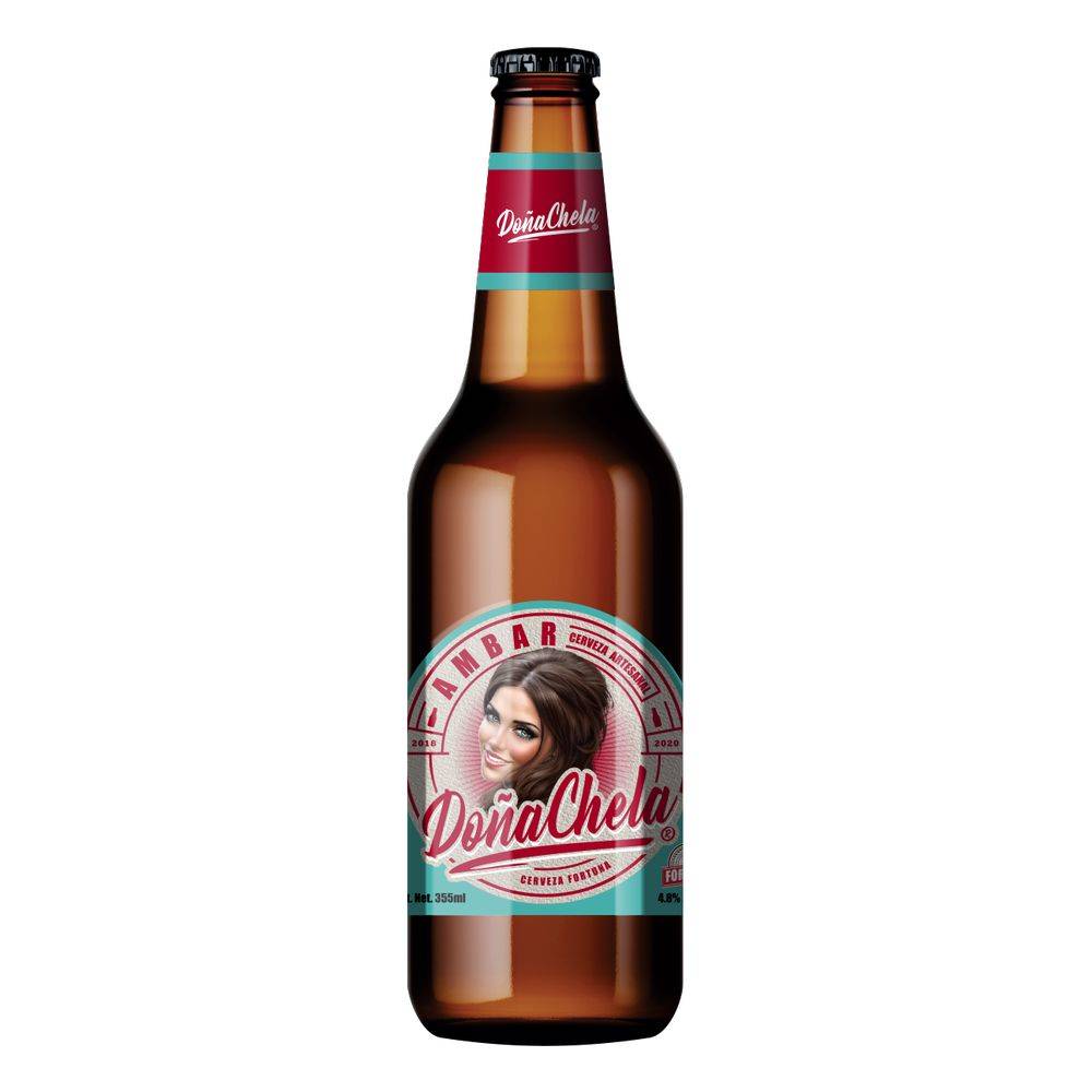 Doña Chela · Cerveza artesanal ambar (355 ml)