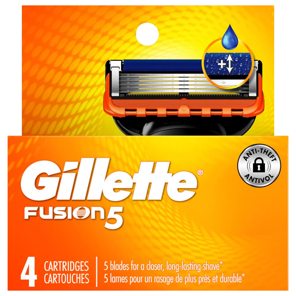 Gillette Fusion 5 Blade Cartridges (4 ct)