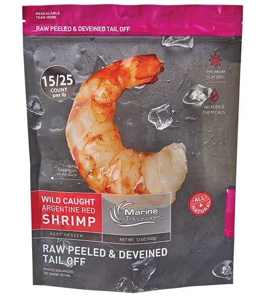 Marine Treasures Argentine Red Shrimp 15/25