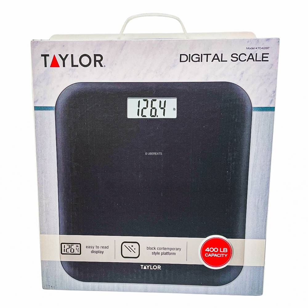 Taylor Digital Lightweight Bathroom Scale (black)