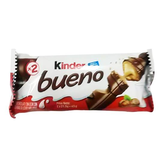 Wafer Chocolate Kinder Bueno Leche Avellana 4