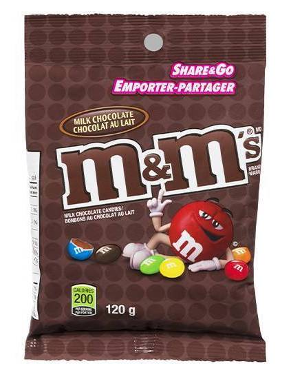 M&M lait cello 100gr