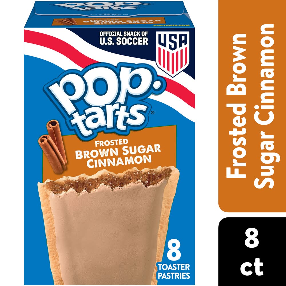 Pop-Tarts Flavored Toaster Pastries, Frosted Brown Sugar Cinnamon (13.5 oz, 8 ct)
