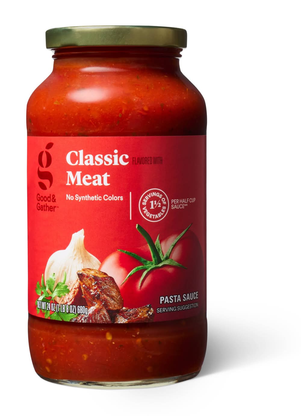 Good & Gather Pasta Sauce, Meat (24 oz)