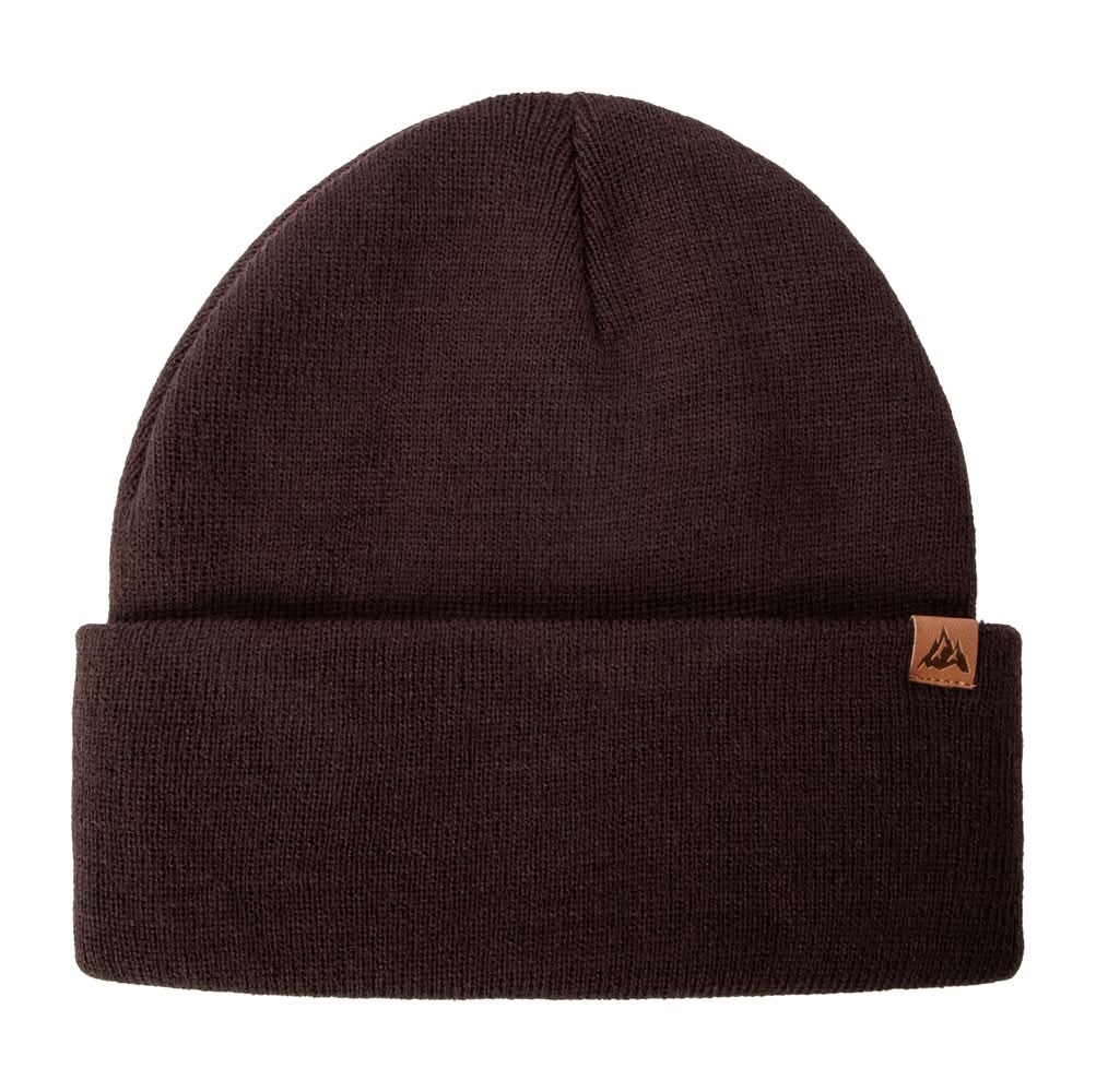 Color Knit Hat Brown