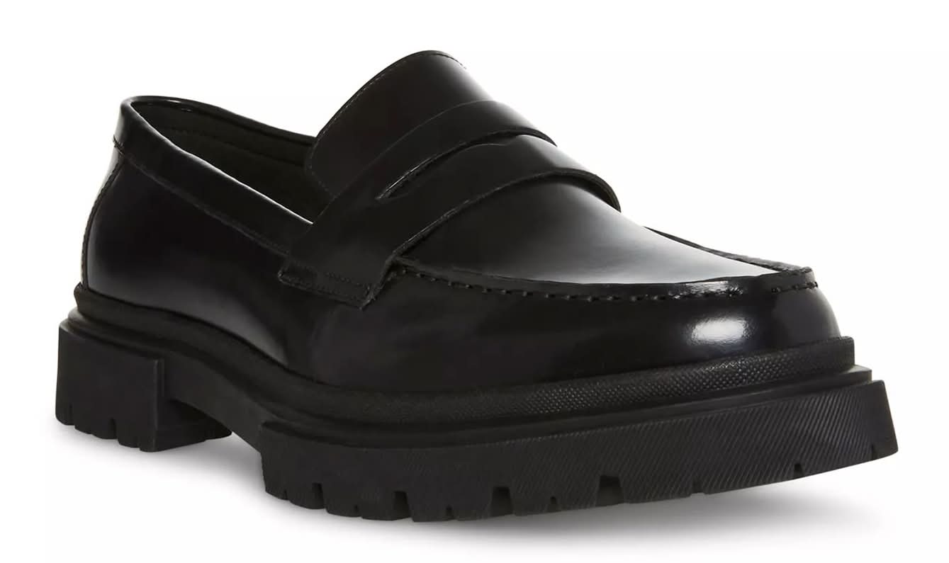 Steve Madden Zeb Penny Loafer - Men'S (Black Medium - 9.5)